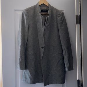 Zara lambs wool blazer coat